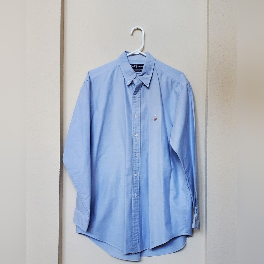 Ralph Lauren L/S Dress Button Down Shirt.  Size 16 1/2- 35